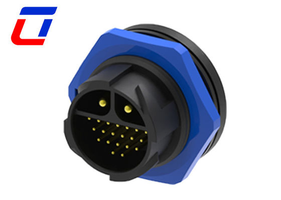 40A 2-Pin-Hochstromanschluss 20-Pin-wasserdichtes Datenanschluss IP67