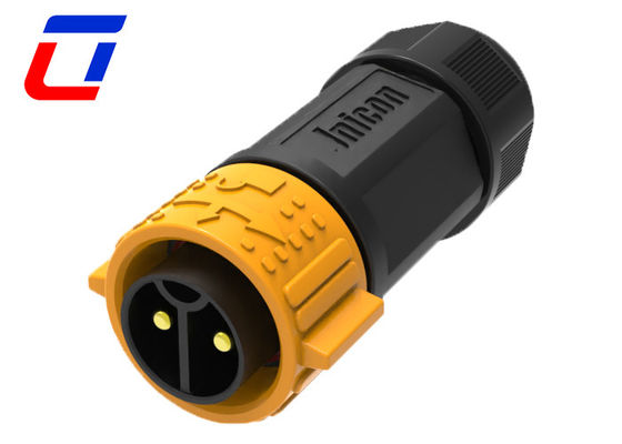 600V 30A M25 wasserdichte Verbindung zwischen Mann und Frau 2 Pins IP67 Panel Mount Connector