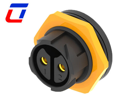 600V 30A M25 wasserdichte Verbindung zwischen Mann und Frau 2 Pins IP67 Panel Mount Connector