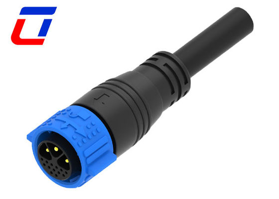 16-Pin-Selbstverriegelung IP67-Stromanschluss 3-Pin-Männlicher wasserdichter Stromkabelanschluss