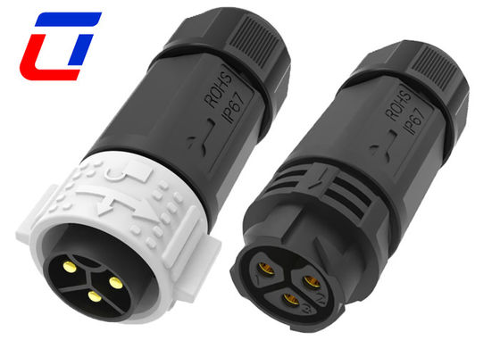 30A 3-Pin 600V Kreislauf-Schnellleitungsdrahtverbindung Wasserdicht von Mann zu Frau