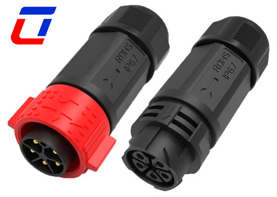 IP67 Wasserdicht 5 Pins Männlich weiblich Steckverbinder Hochstrom 30A mit Druckverschluss