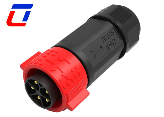 IP67 Wasserdicht 5 Pins Männlich weiblich Steckverbinder Hochstrom 30A mit Druckverschluss