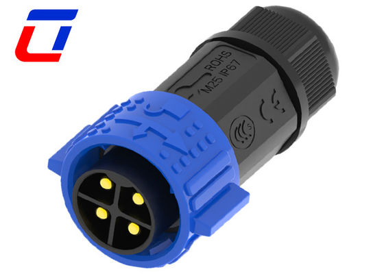 Wasserdichtes 4-Pin-Draht-zu-Board-Stromanschluss 50A Wasserdichtes Schottanschluss