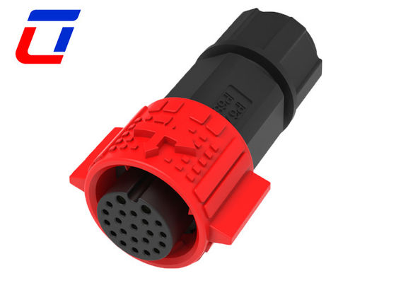 Industrielle 2-Pin-Panel-Anschlüsse 20-Pin-Wasserdichte Datenanschlüsse