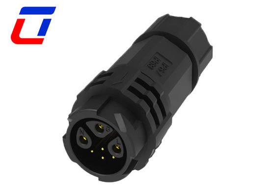 7-Pin-Kreislauf-Multi-Pin-Anschlüsse Wasserdicht IP67 3 Power 4 Signal kombinierte Steckdose