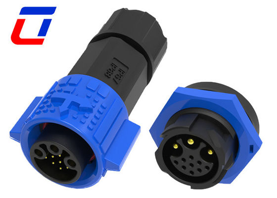 XLR Steckdose Wasserdichte Multi-Pin-Anschlüsse 300V 3 weibliche Leistung 9 männliches Signal