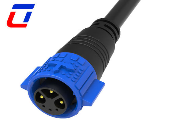 Schwarz 15A 300V Mehrpinn-Wasserdichte Stecker und Steckdose für Wachstumsleuchten