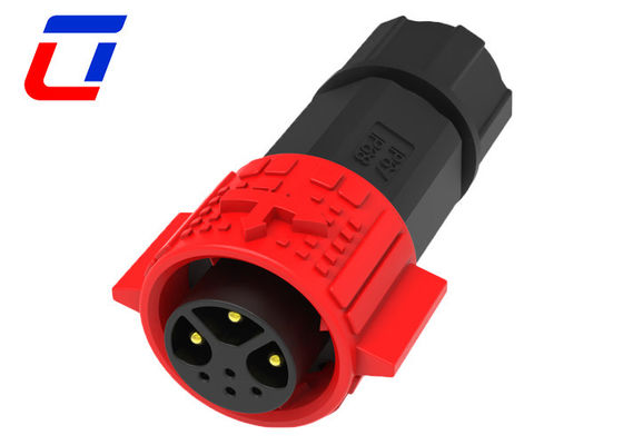 300V Kabel zum Brett IP67 wasserdichtes Steckverbinder 3 Pins männliche Leistung 4 Pins weibliches Signal