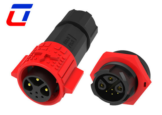300V Kabel zum Brett IP67 wasserdichtes Steckverbinder 3 Pins männliche Leistung 4 Pins weibliches Signal