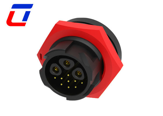 Männlich weiblich 12 Pins IP67 wasserdichtes Stecker 9 Pins Industrie Stecker und Steckdose