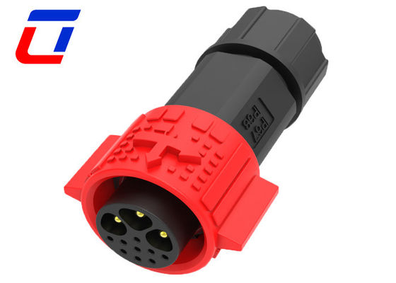 Männlich weiblich 12 Pins IP67 wasserdichtes Stecker 9 Pins Industrie Stecker und Steckdose