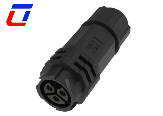 Wasserdichtes Kreislaufdraht-zu-Draht-Anschluss 3-Pin-LED-Anschluss 20 Ampere 300V