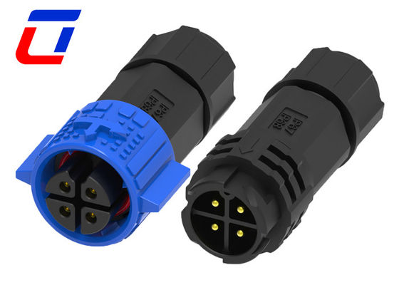M19 300V 10A wasserdichtes LED-Anschluss 4 Pins wasserdichtes Lötdrahtanschluss