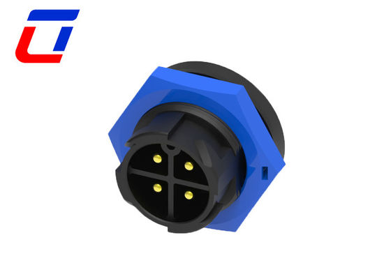 Kabel weiblich 4 Pins LED-Wasserdichtes Steckverbinder M19 Panel Mount Wasserdichtes Steckverbinder