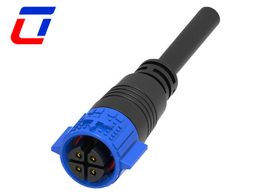 Kabel weiblich 4 Pins LED-Wasserdichtes Steckverbinder M19 Panel Mount Wasserdichtes Steckverbinder