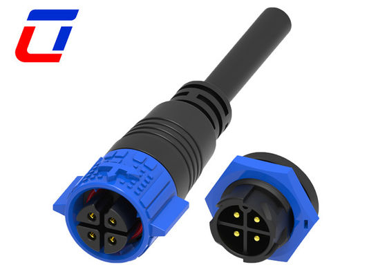 Kabel weiblich 4 Pins LED-Wasserdichtes Steckverbinder M19 Panel Mount Wasserdichtes Steckverbinder