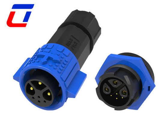 Schnellverriegelung 15A Niederspannungswasserdicht LED-Anschluss 3+4 Pin 300V Mann zu Frau