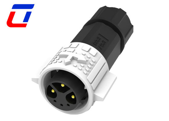 6 Pins Strom und Signal Draht Splice-Anschluss Wasserdicht 3 + 3 Pins 300V Steckdose