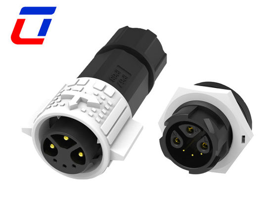 6 Pins Strom und Signal Draht Splice-Anschluss Wasserdicht 3 + 3 Pins 300V Steckdose