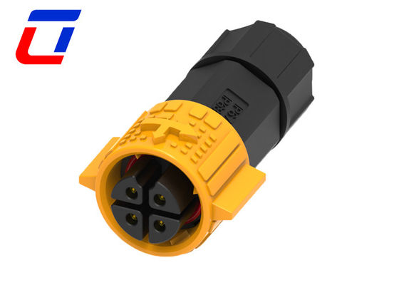 15A Wasserdichte 4-Pin-Stecker und Steckdosis-Anschluss M19 Schnellverriegelung Ip67 Solaranschlüsse