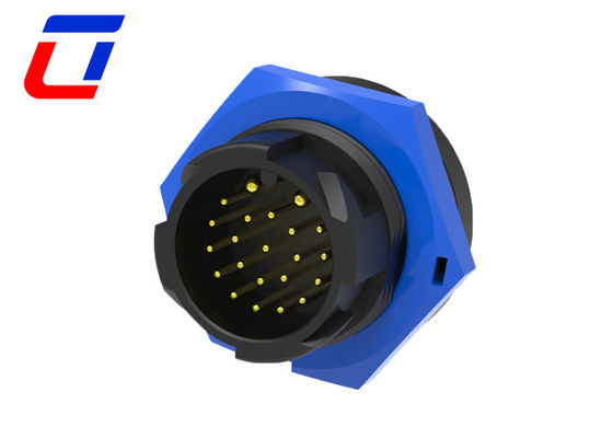 M19 Druckverschluss 2+20 Pin Wasserdicht Stecker Steckdose Wasserdichte elektrische Verbindung