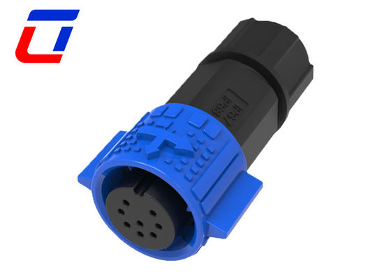Signal 5A Schnellverriegelung Wasserdichtes Kreislaufanschluss 8 Pin M19 Für LED