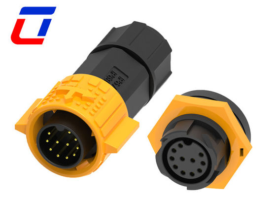240V 11-Pin wasserdichtes Kreislaufanschluss M19 Männlicher Stecker weiblicher Steckdosisanschluss