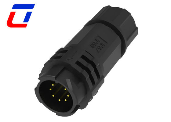 Auswärtiger wasserdichter Steckverbinder PA66 M19 IP67 Stecker 7