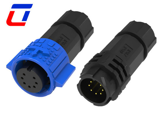 Auswärtiger wasserdichter Steckverbinder PA66 M19 IP67 Stecker 7