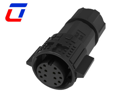 10 Pin 12 Pin 14 Pin 16 Pin Wasserdichtes Datenanschluss, Kunststoff 12V Rundanschluss IP67