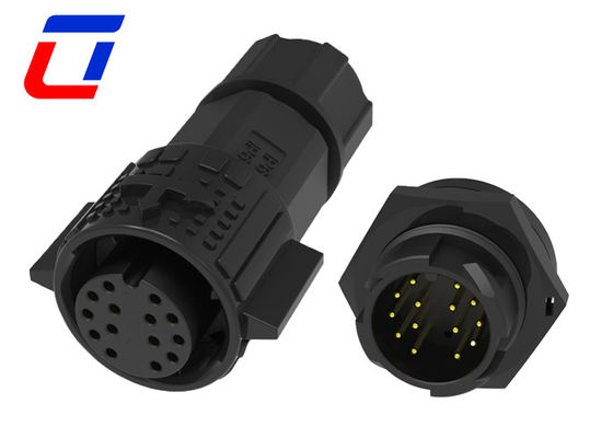 10 Pin 12 Pin 14 Pin 16 Pin Wasserdichtes Datenanschluss, Kunststoff 12V Rundanschluss IP67