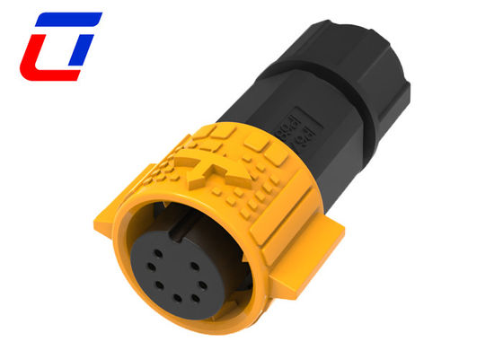 Weibliche Steckdose 7-Pin-Datenanschluss wasserdicht M19 männliche Plattenanschluss