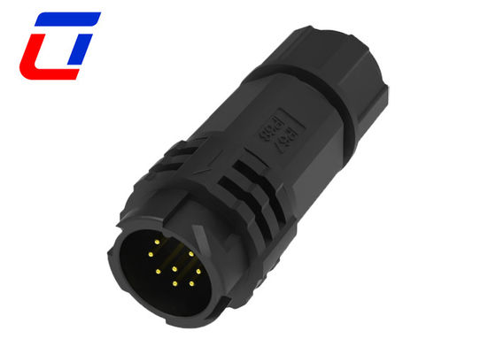 OEM ODM Wasserdichte 8-Pin-Datenanschluss M19 Push Lock IP67 Drahtanschluss
