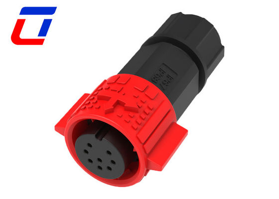 OEM ODM Wasserdichte 8-Pin-Datenanschluss M19 Push Lock IP67 Drahtanschluss