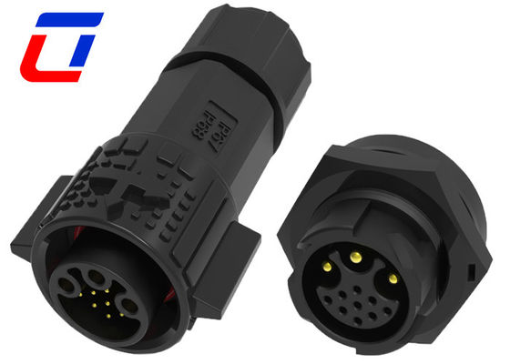 3 9 Pin IP67 Multi-Pin-Anschluss Typen Wasserdichte Daten- und Stromanschluss