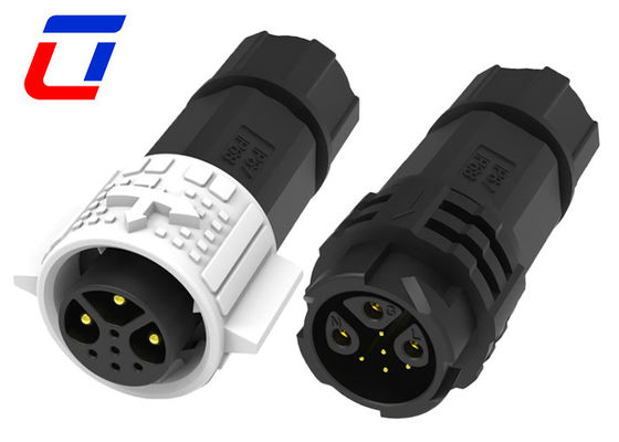 3 Power 5 Pin Wasserdichte Datenanschluss 15A M19 Runddrahtanschluss