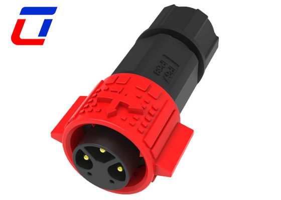 3+2 Pin 15A Wasserdichte Datenanschluss 300V M19 Kunststoffkreislaufanschlüsse