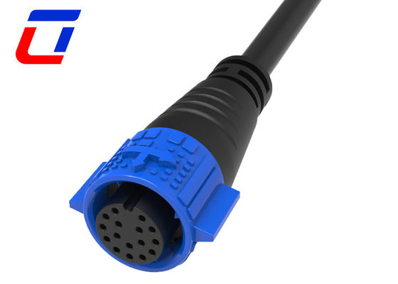 18-Pin-Kreislauf-Wasserdichte Datenanschluss M19-Push-Pull-Kabel zu Kabelanschlüssen