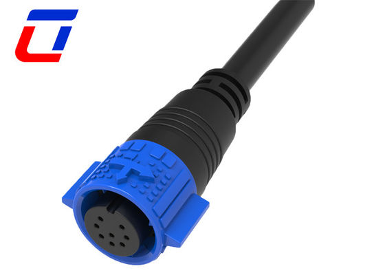 Männliche weibliche Steckdose 8 Pins wasserdichtes Steckverbinder IP67 M19 mit Druckverschluss