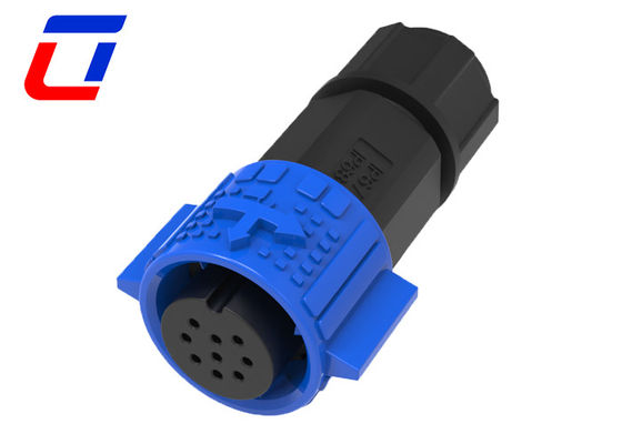 Wasserdicht für den Außenbereich Weiblicher 9-Pin-Drahtanschluss Männlicher IP67-Panel Mount M19