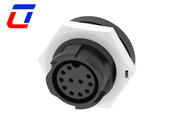 Männliche Steckdose IP67 Panel Mount Wasserdichte Verbindung 11 Pin M19 für Wachstumsleuchten