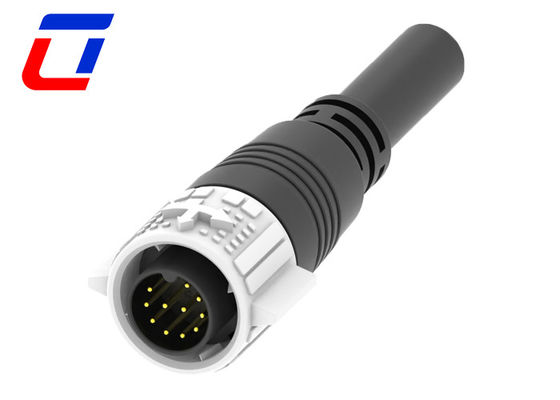 Männliche Steckdose IP67 Panel Mount Wasserdichte Verbindung 11 Pin M19 für Wachstumsleuchten