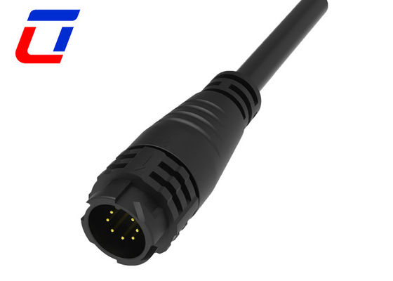 7 Pin 5A Push Lock Draht zu Bord Kabel Anschlüsse wasserdicht mit Kabel geformt M19