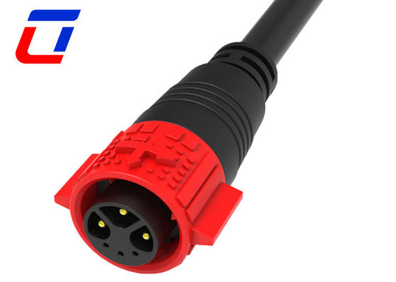 M19 Push Locking 3+3 Multi Pin Cable Plug Connector Wasserdicht für Stromsignal kombiniert