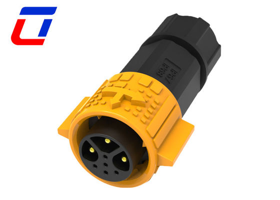 Hochleistungs-PA66 Kunststoff 3+5 Multi-Pin Ip67 wasserdichtes Steckverbinder M19