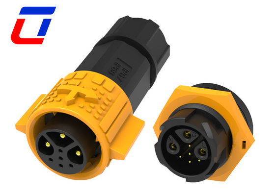 Hochleistungs-PA66 Kunststoff 3+5 Multi-Pin Ip67 wasserdichtes Steckverbinder M19