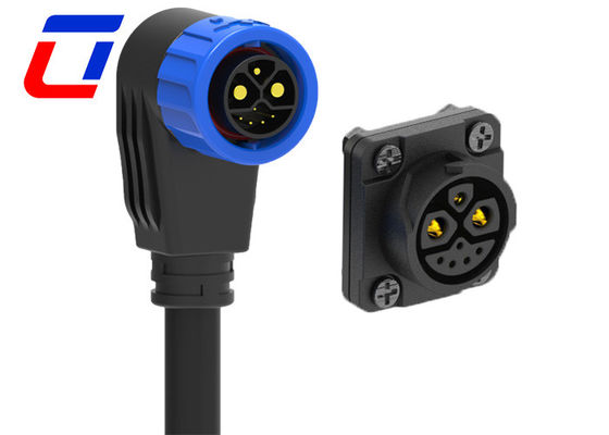 M23 Industrial Plug Socket 8 Multi Pin Connector Wasserdicht für 50A Batterie