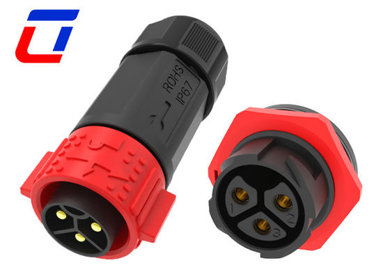 30A 3-Pin 600V Kreislauf-Schnellleitungsdrahtverbindung Wasserdicht von Mann zu Frau