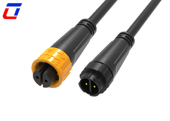 10A 2 Pin 300V Runddrahtanschluss Schnellverriegelung Wasserdichtes weibliches zu männliches Anschluss
